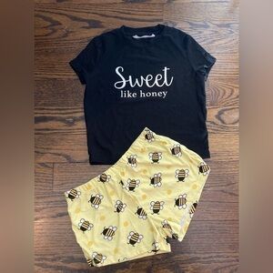 Urban kids /  like Honey pajama set shorts and short sleeve size 8